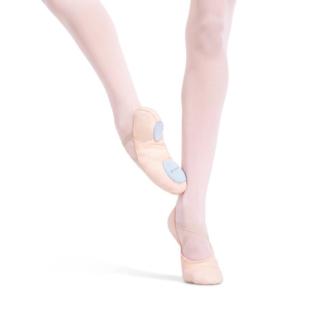 New Capezio Womens 2028 Canvas Juliet Ballet Shoe Ballet Flat Light Pink 11.5 M